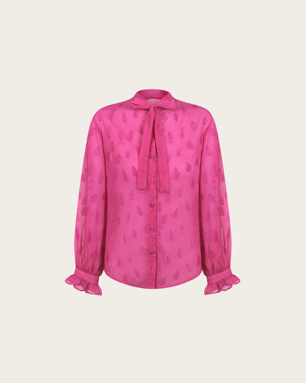 Camisa em Lurex Sofia